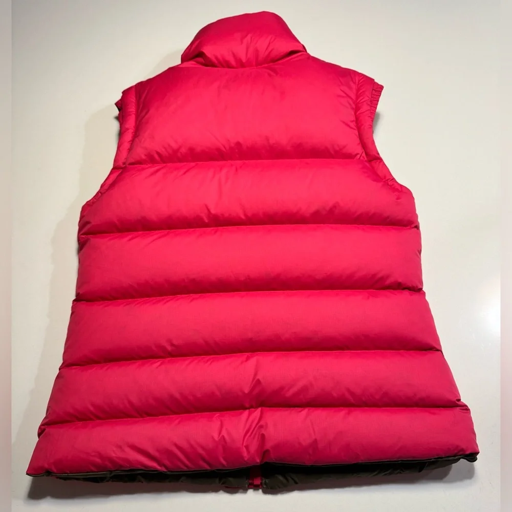 Nike Sportswear 550 Duck Down Reversible Women’s Vest Size Medium Brown/Pink EUC - Picture 4 of 13